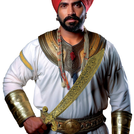 Złoty fałszywy miecz 55 cm