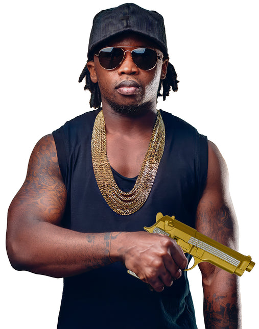 Złoto-srebrny sztuczny brokat pistoletowy