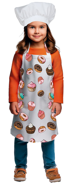 Babeczki dla dzieci w kolorowych fartuszkach