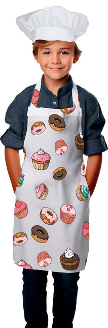 Babeczki dla dzieci w kolorowych fartuszkach