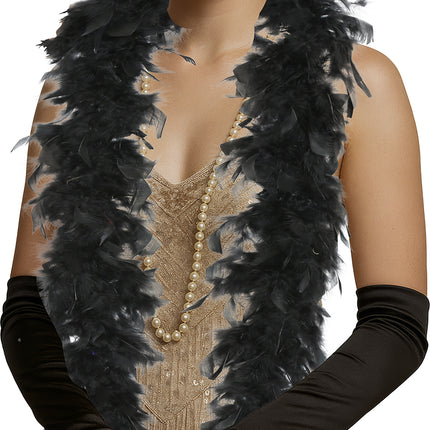 Pióro boa, 80 gr czarne