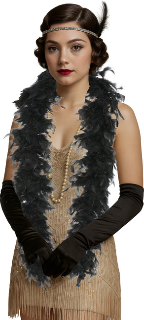 Pióro boa, 80 gr czarne