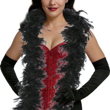 Pióro boa, 80 gr czarne