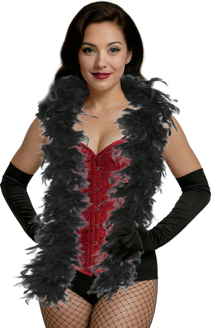 Pióro boa, 80 gr czarne