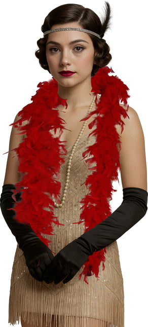 Pióro boa, 80 gr czerwone