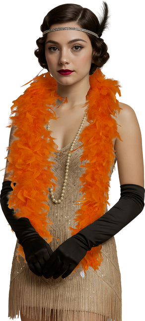 Pióro boa, 80 gr pomarańczowe