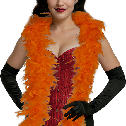 Pióro boa, 80 gr pomarańczowe