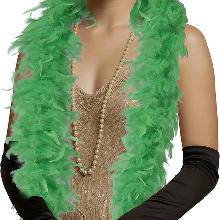 Pióro boa, 80 gr, zielone