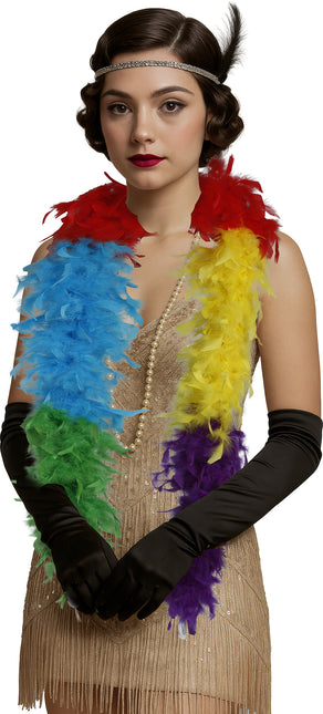 Pióro boa, 80 gr, wielokolorowe