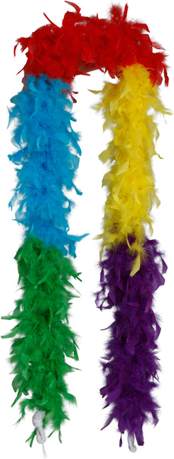 Pióro boa, 80 gr, wielokolorowe