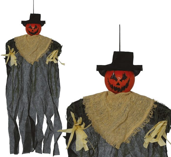 Halloweenowa lalka dynia 60 cm