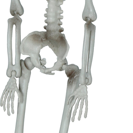 Dekoracja wisząca na Halloween Szkielet z toporem 40 cm