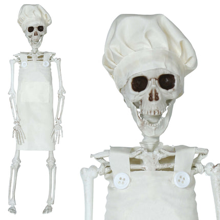 Dekoracja wisząca Szkielet Chef 40 cm