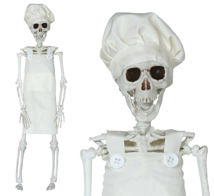 Dekoracja wisząca Szkielet Chef 40 cm