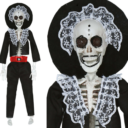 Lalka szkielet Mariachi 40 cm