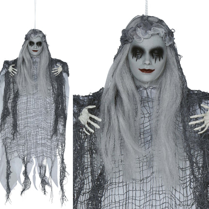 Halloweenowa lalka martwa kobieta 50 cm