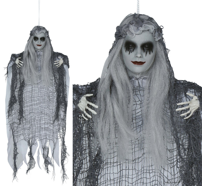 Halloweenowa lalka martwa kobieta 50 cm