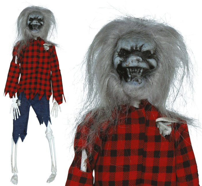 Halloweenowa lalka wilkołak 40 cm
