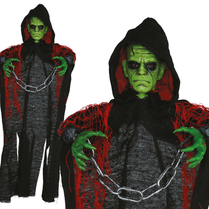 Lalka Halloween Duch z łańcuszkiem 50 cm