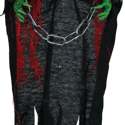 Lalka Halloween Duch z łańcuszkiem 50 cm