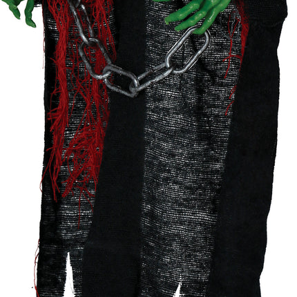 Lalka Halloween Duch z łańcuszkiem 50 cm