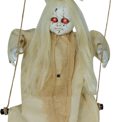 Lalka na Halloween ze światłem i dźwiękiem 75 cm