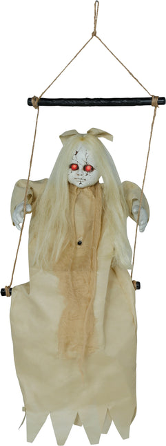 Lalka na Halloween ze światłem i dźwiękiem 75 cm