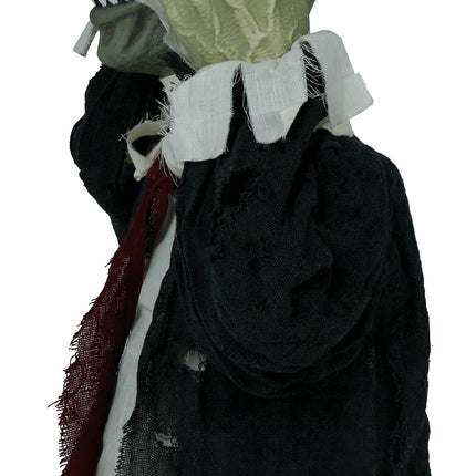 Lalka Halloween Zombie ze światłem, dźwiękiem i ruchem 55 cm