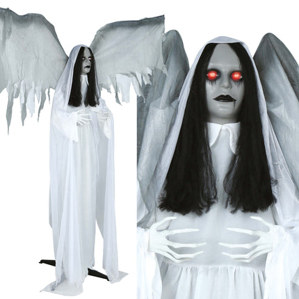 Lalka na Halloween ze światłem, dźwiękiem i ruchem 1,7 m