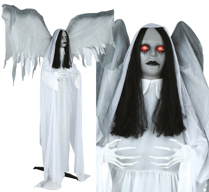 Lalka na Halloween ze światłem, dźwiękiem i ruchem 1,7 m