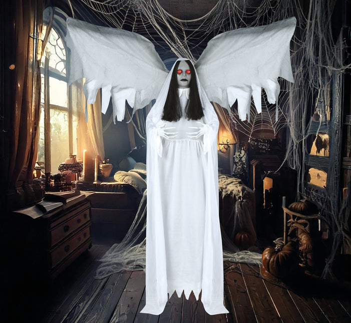Lalka na Halloween ze światłem, dźwiękiem i ruchem 1,7 m