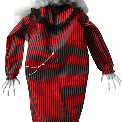 Wisząca dekoracja na Halloween ze światłem, dźwiękiem i ruchem 70 cm