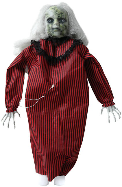 Wisząca dekoracja na Halloween ze światłem, dźwiękiem i ruchem 70 cm