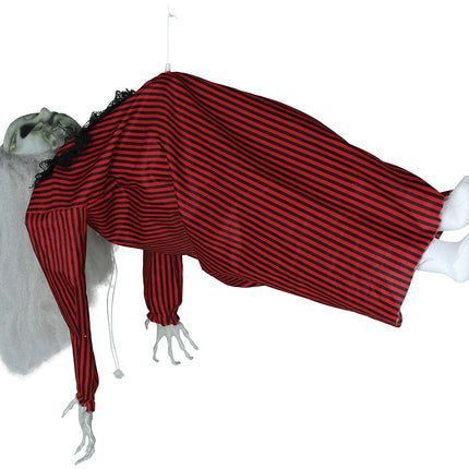 Wisząca dekoracja na Halloween ze światłem, dźwiękiem i ruchem 70 cm