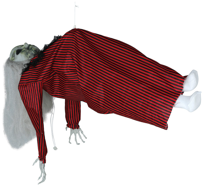 Wisząca dekoracja na Halloween ze światłem, dźwiękiem i ruchem 70 cm