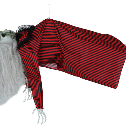 Wisząca dekoracja na Halloween ze światłem, dźwiękiem i ruchem 70 cm