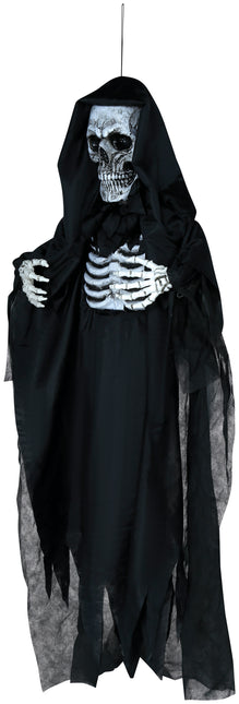 Halloweenowa lalka szkielet ze światłem i dźwiękiem 1,8 m