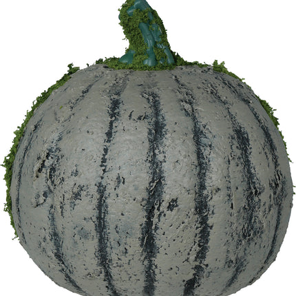 Halloweenowa dynia z mchu ze światłem 20 cm