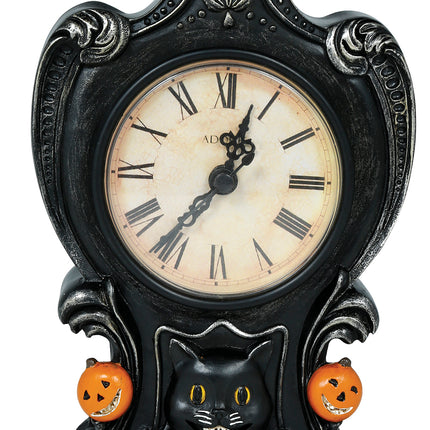 Halloweenowy zegar antyczny 24 cm