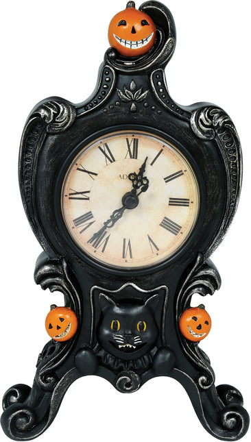 Halloweenowy zegar antyczny 24 cm