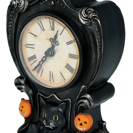 Halloweenowy zegar antyczny 24 cm