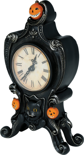 Halloweenowy zegar antyczny 24 cm
