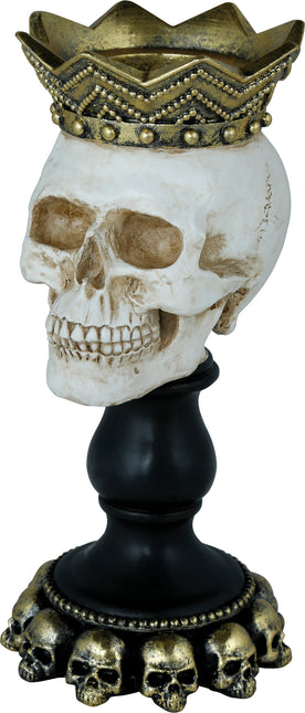 Świecznik na Halloween Czaszka 25 cm