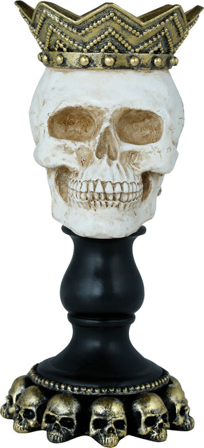 Świecznik na Halloween Czaszka 25 cm