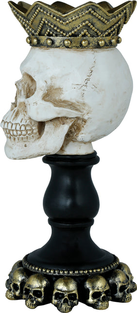 Świecznik na Halloween Czaszka 25 cm