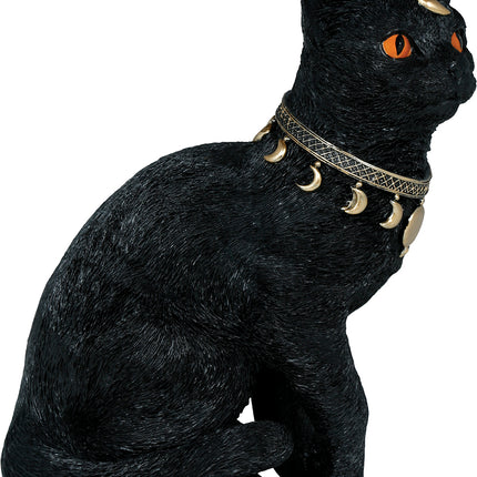 Czarny sztuczny kot 28 cm