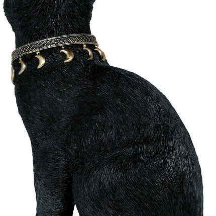 Czarny sztuczny kot 28 cm