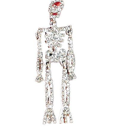 Kolczyki na Halloween Szkielet 6.5cm