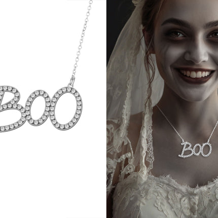 Naszyjnik na Halloween Boo 5.5cm