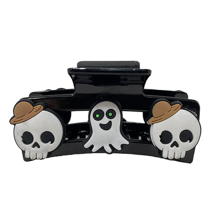 Halloweenowa spinka do włosów Czaszka 2szt